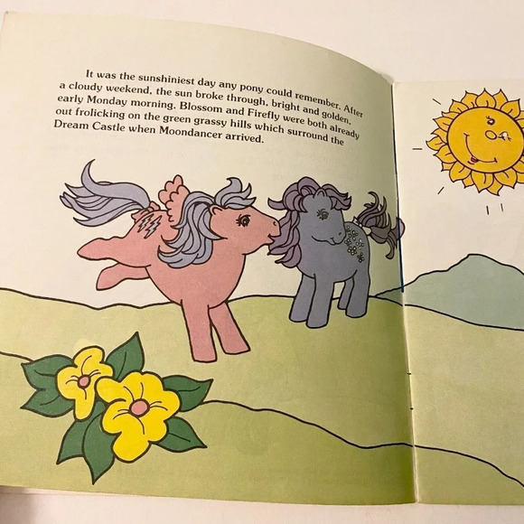 Vintage 1985 My Little Pony The Magic Rainbow Read Along Book Only No Record - Picture 8 of 15